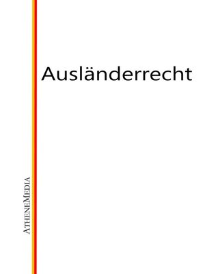 cover image of Ausländerrecht